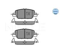 Brake pads Rear Axle 025 228 5216 MEYLE for HONDA CR-V V ZR-V