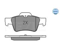 Brake pads Rear Axle 025 233 3416 MEYLE for MERCEDES-BENZ S-CLASS S-CLASS Coupe