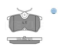MEYLE 025 233 5314 Brake pad set