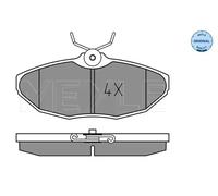 MEYLE 025 234 2417 Brake pad set