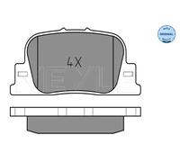 MEYLE 025 235 9215 Brake pad set