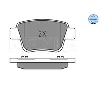 MEYLE 025 236 2016/W Brake pad set