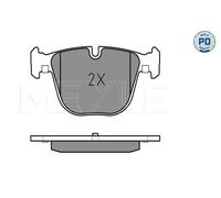MEYLE Brake Pad Set 025 237 3116/PD - Rear Disc Brake for BMW 7 Series (F01/F02/F03/F07)