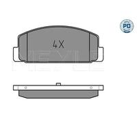BRAKE PAD SET DISC BRAKE 025 240 4514/PD FOR MAZDA FAMILIA/VI 323/ASTINA/F/P