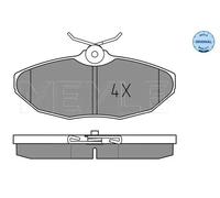 MEYLE 025 241 9017 Brake pad set