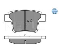 MEYLE 025 242 6017 Brake pad set