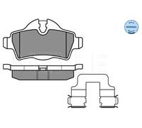 MEYLE Brake Pad Set Rear With Anti-Squeak Plate Braking System Fits Mini Clubman