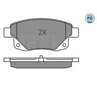 MEYLE 025 244 8617/PD Brake pad set