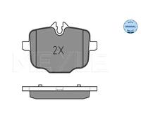 025 247 0318 MEYLE Brake Pad Set, disc brake for BMW,BMW (BRILLIANCE)