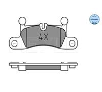 MEYLE 025 247 2116 Brake pad set