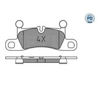 MEYLE 025 251 4316/PD Brake pad set