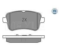 MEYLE 025 252 1516/PD Brake pad set