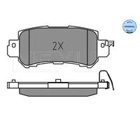 MEYLE 025 255 4014 Brake pad set