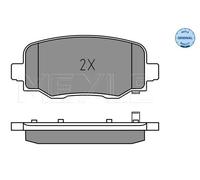 MEYLE 025 257 3418 Brake pad set