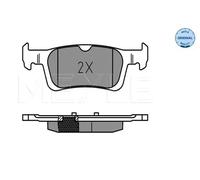MEYLE 025 258 4116 Brake pad set