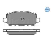 Brake pads Rear Axle 025 259 4717 MEYLE for HONDA HR-V e:Ny1