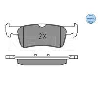 MEYLE 025 259 6816 Brake pad set