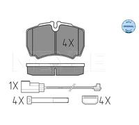 MEYLE 025 291 2320/W Brake pad set