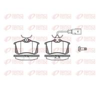 Brake pads Rear Axle 0263.02 REMSA for AUDI A4 B5 Avant