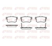 Brake pads Rear Axle 0325.02 REMSA for SUZUKI ROVER HONDA