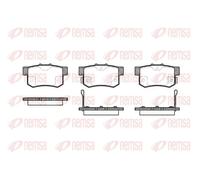 Brake pads Rear Axle 0325.02 REMSA for SUZUKI ROVER HONDA
