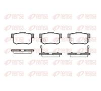 REMSA 0325.12 Brake pad set