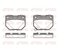 Brake pads Rear Axle 0365.21 REMSA for SUBARU IMPREZA Saloon IMPREZA Estate