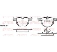 BRAKE PAD SET DISC BRAKE 0381.70 FOR BMW X1/E84/SAV/SUV N47D20C/A 2.0L 4cyl 2.5L