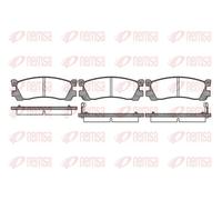 REMSA 0399.12 Brake pad set
