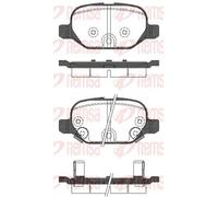 Brake pads Rear Axle 0727.32 REMSA for FIAT 500L PANDA PANDA VAN