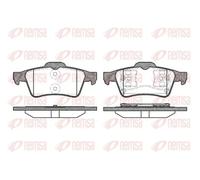Brake pads Rear Axle 0842.00 REMSA for SAAB RENAULT NISSAN OPEL FORD MAZDA VOLVO
