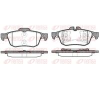 Brake pads Rear Axle 0842.60 REMSA for RENAULT SAAB OPEL CITROËN