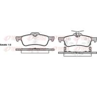 REMSA 0862.02 Brake pad set