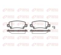REMSA 0874.02 Brake pad set
