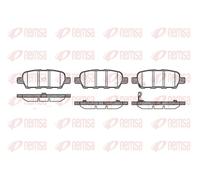 REMSA 0876.01 Brake pad set