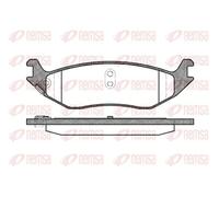 Brake pads Rear Axle 0885.04 REMSA for DODGE DURANGO RAM 1500 Pickup