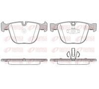 REMSA 0892.20 Brake pad set