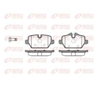 REMSA 1132.00 Brake pad set