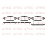 REMSA 1136.01 Brake pad set
