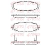 Brake pads Rear Axle 1136.12 REMSA for SUBARU LEGACY IV LEGACY IV Estate XV BRZ