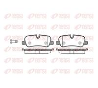 Brake pads Rear Axle 1159.00 REMSA for LAND ROVER DISCOVERY IV DISCOVERY III