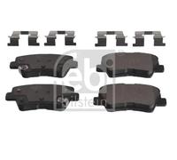 febi bilstein 116289 Brake Pad Set with fastening material, 1 unit