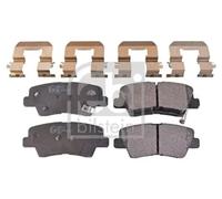Brake pads Rear Axle 116301 FEBI BILSTEIN for HYUNDAI KIA SSANGYONG