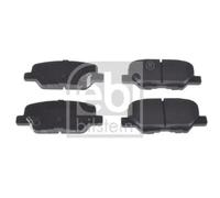 Brake pads Rear Axle 116317 FEBI BILSTEIN for MITSUBISHI PEUGEOT CITROËN MAZDA