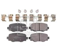 febi bilstein Brake Pad Set 116368 with fastening material, 1 unit