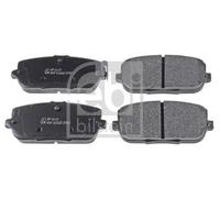 Brake pads Rear Axle 116386 FEBI BILSTEIN for MAZDA FIAT ABARTH