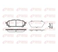 REMSA 1176.01 Brake pad set