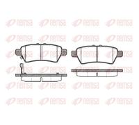 REMSA 1188.01 Brake pad set