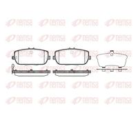 REMSA 1190.01 Brake pad set