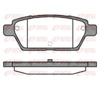 REMSA 1195.10 Brake pad set